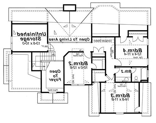 Second Floor image of CONCORD House Plan